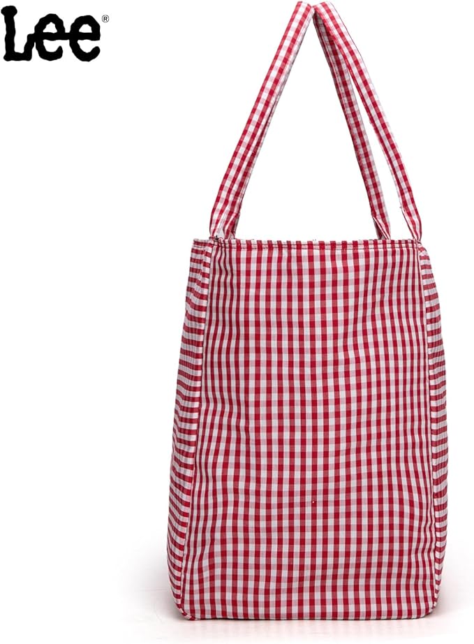 Montana West x Lee Extra Large Soft Cotton Tote Bag for Women Thick Lightweight Shoulder Bag Reusable Grocery Bag