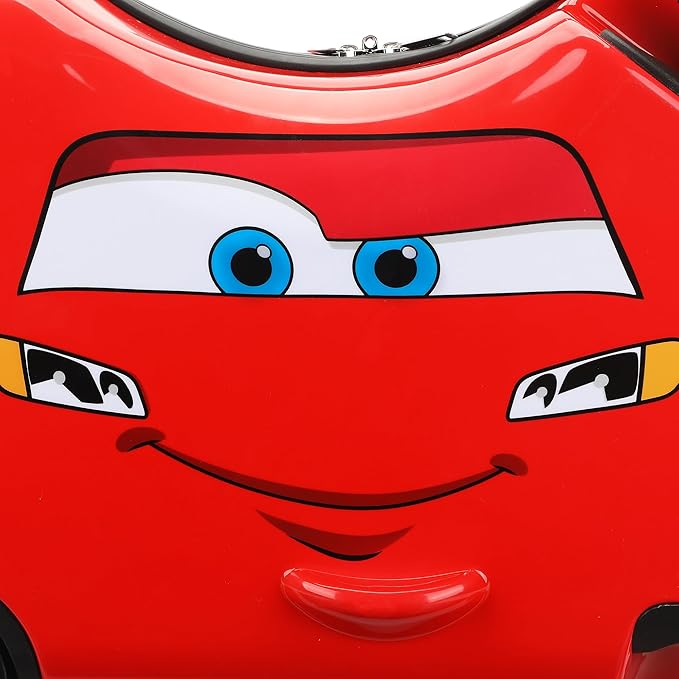 Disney's Cars Lightning McQueen Ride-On 18" Suitcase For Kids & Toddlers