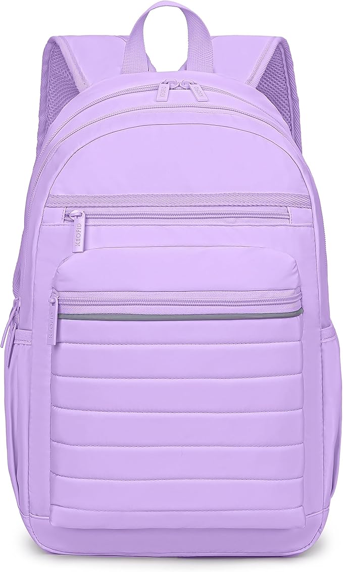 KEOFID Travel Backpack for Women, Womens Work Backpacks, Anti-theft Backpack Purse, Back pack for College Girls, Carry-On Travel Backpacks,Bookbag(Purple)