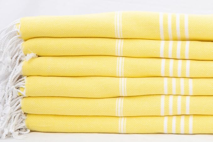 HAVLULAND Turkish Beach Towels – Oversized, Quick-Dry & Sand-Free | Lightweight, Absorbent Bath Towels for Beach, Pool, Travel, Vacation, Adults Gifts Cruise Essentials| 40” x 72” Bulk Set