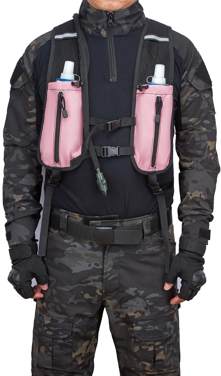 ATBP Insulated Hydration Pack Hiking Water Backpack Running Vest with 3L TPU Bladder Bag for Marathon Cycling Men