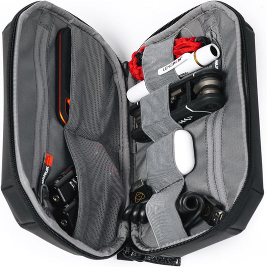NANUK N-CUBIK T3 Padded Case Travel Organizer Pouch for Electronics, Cables, Photography, Phones, Cords, Earphones and More (9.4 x 6.3 x 2.8')