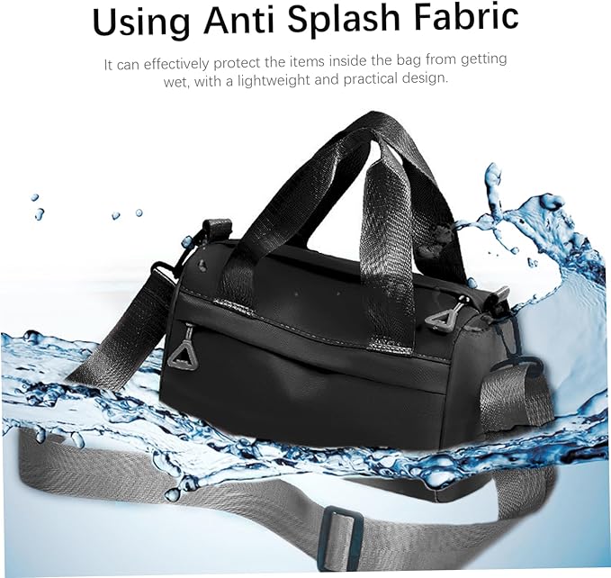 Mini Gym Bag for Women Mini Gym Bag, 9.5x4.7x5.5 inch Nylon Duffle, Handheld/Crossbody/Shoulder Duffle with Adjustable Strap, Zipper Small