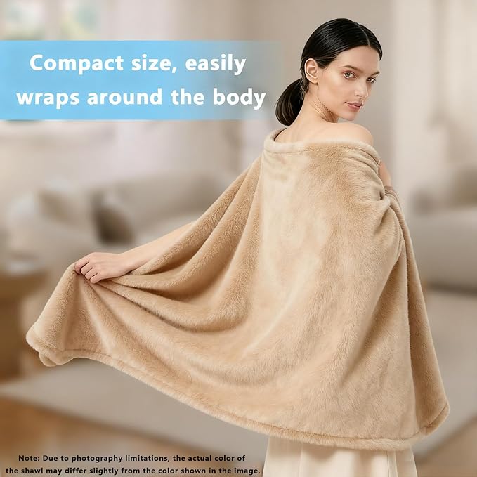 Ponchos for Women, Comfy Wearable Blanket, Gifts for People Who are Always Cold, Winter Shawl for Home, Office, Travel