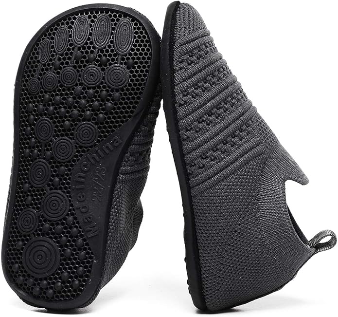 ditont Toddler Slippers Non-Slip Lightweight Comfortable Kids Indoor Grip House Home Shoes for Boys Girl