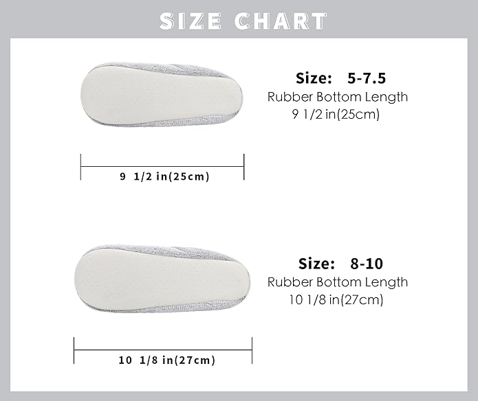 DICUIRD Women's Ballerina Slippers Lightweight House Slippers with Stretchable Heel Design