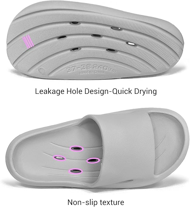 Shower Shoes Quick-Dry Non-Slip Bathroom Slippers for Men & Women,Quick-Dry Non-Slip, Home Slides Dorms, Gym, Pool, Spa, Camping, Beach