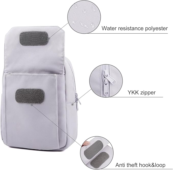 TULLIO Camera Bag Crossboy Camera Sling Chest Bag Backpack Waterproof for DSLR SLR Mirrorless Camera Waterproof for Photographer Compatible with Nikon Sony
