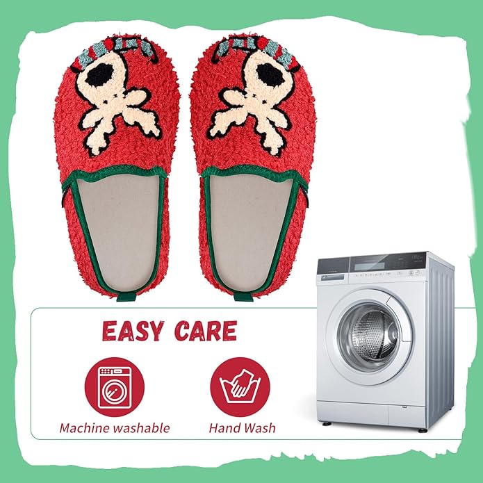 WateLves Kids Toddler Slippers Boys Girls House Shoes Slip on Sock Slippers Lightweight Winter Indoor Outdoor Walking Shoes