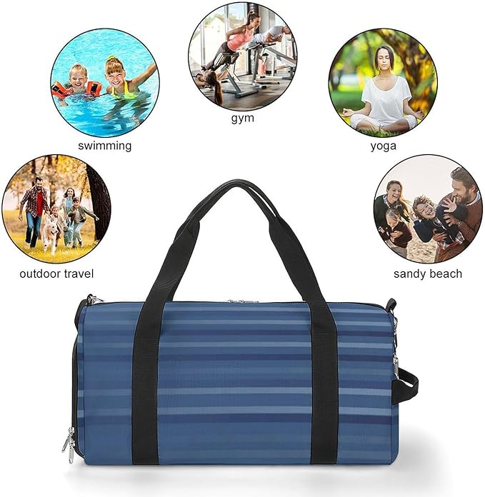 Gym Bag for Men & Women Duffle Bag for Travel Sports Carry on Weekender Fitness Overnight with Shoe Compartment