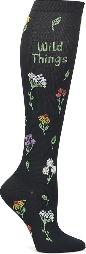 Nurse Mates Women's Calf Socks | 12-14 mmHg Compression | Superior Support & Comfort | 1 Pair