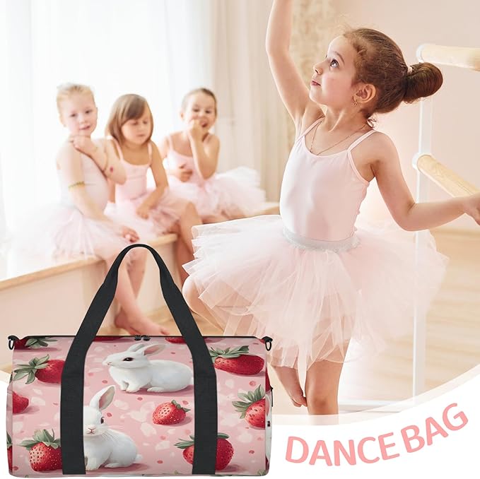 Fun Easter Rabbits Travel Duffle Bag for Women Men, Overnight Weekender Bag, Carry on Tote for Sport Gym
