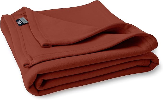 MV Sport Lightweight Sweatshirt Kids Blanket Throw – Warm & Cozy, Breathable Fleece Knit, Couch, Bed, Travel, Cold Nights, and Outdoors – Soft Lightweight Kids Throw Blankets 40" x 52", Orange Tea