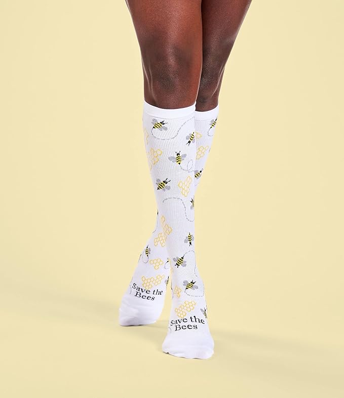 Nurse Mates Women's Calf Socks | 12-14 mmHg Compression | Superior Support & Comfort | 1 Pair