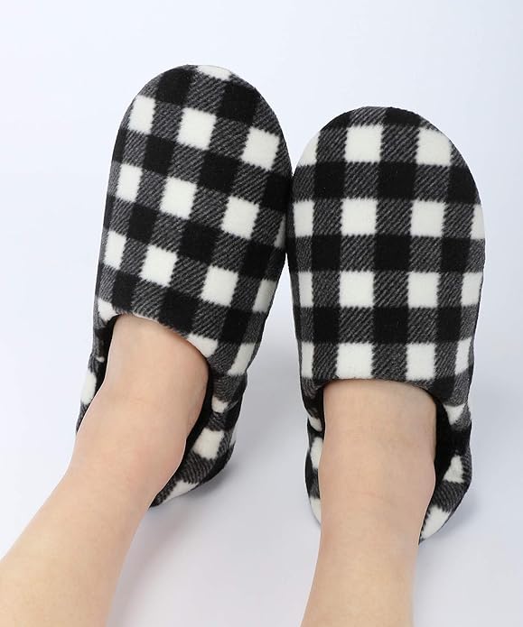 Panda Bros Slipper Socks for Women Grippers, Fuzzy Cozy Fleece Slipper Socks, Soft, Warm House Slippers