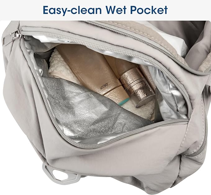 G4Free 45L Travel Duffle Bag for Women Men 3 in 1 Duffel Bags with Shoes Compartment Gym Backpack for Weekender Overnight, Camel