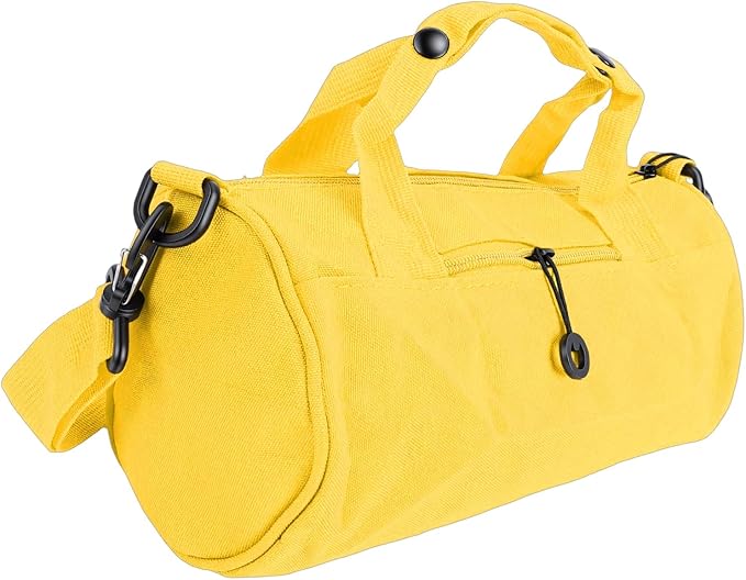 Greensen Compact Travel Bag, Oxford Fabric Gym Bag with Organized Storage, Lightweight and Versatile for Weekend Getaways and Daily Use (Yellow)