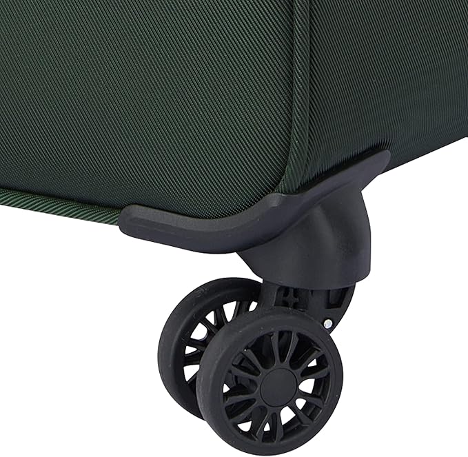 DELSEY PARIS Sky Max 2.0 Softside Expandable Luggage with Spinner Wheels 3 Piece Set, Green, 21, 24, 28 Inch