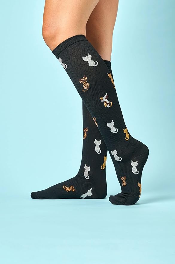 Nurse Mates Women's Calf Socks | 12-14 mmHg Compression | Superior Support & Comfort | 1 Pair