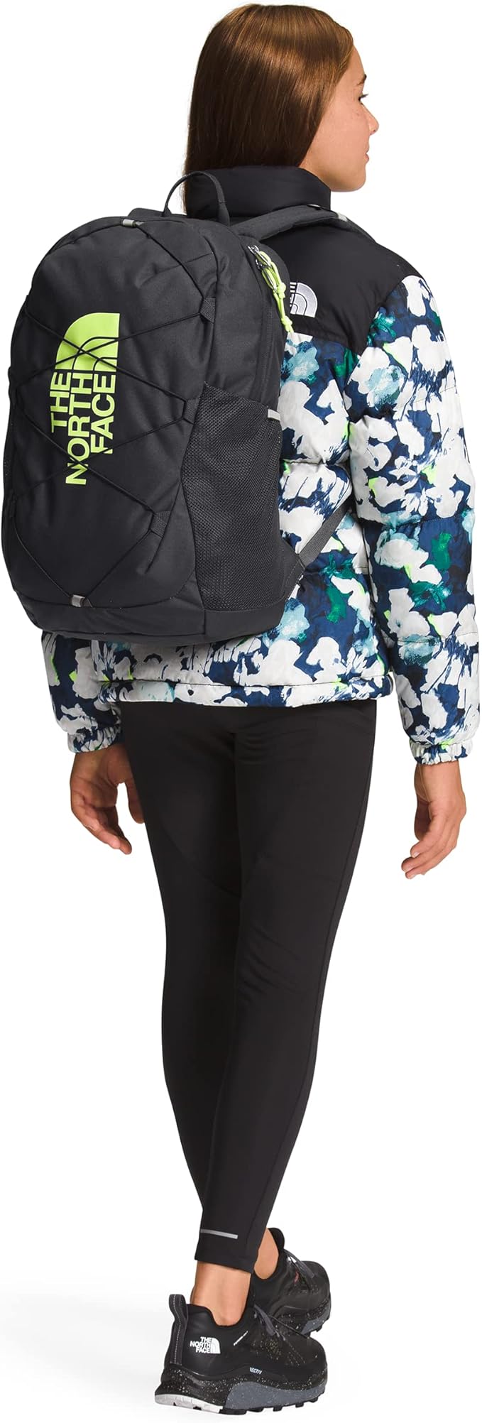 The North Face Teen Court Jester Backpack, Asphalt Grey/LED Yellow, One Size