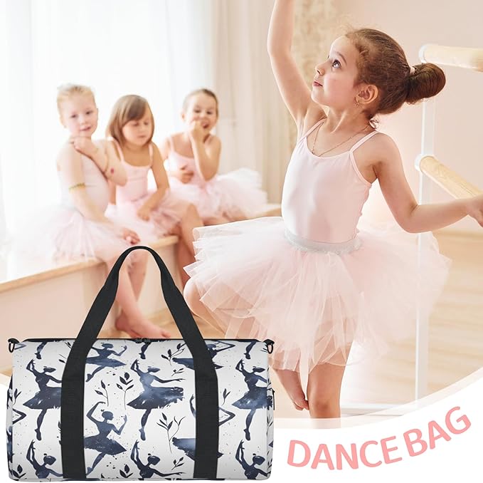 Dance Travel Duffle Bag for Women Men, Overnight Weekender Bag, Carry on Tote for Sport Gym
