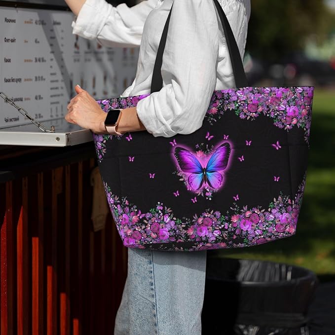 Large Beach Bag for Women Waterproof Foldable Travel Shoulder Tote Bag with Pocket for Weekender Pool Vacation