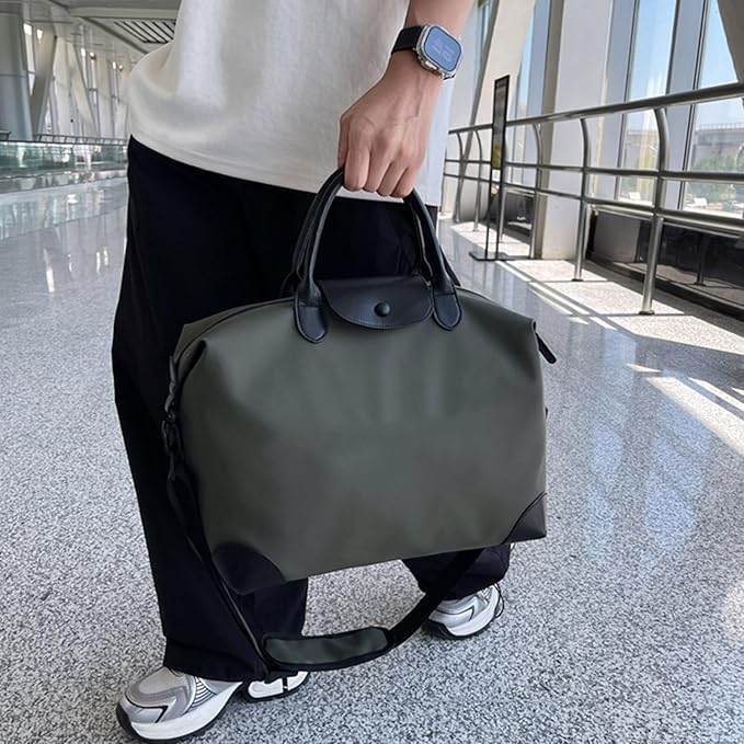 Large Capacity Travel Gym Bag Practical Oxford Fabric with Multiple Compartments Waterproof Lining for Fitness Enthusias