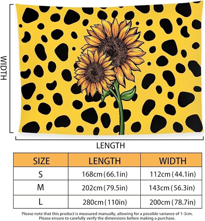 Sunflower Pattern Spot Print Oversized Lightweight Thin Beach Towel Compact Sandproof Fast Dry Clearance Towels Sand Free Pool Travel Essentials Accessories Women Men Adult Gifts Size M
