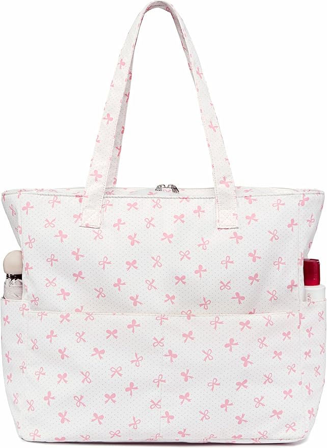 LEDAOU Large Beach Bag Women Waterproof Sandproof Zipper Beach Tote Pool Bag for Swim Gym Grocery Travel with Wet Pocket | Waterproof, Sandproof, Zipper, Pool, Gym, Grocery
