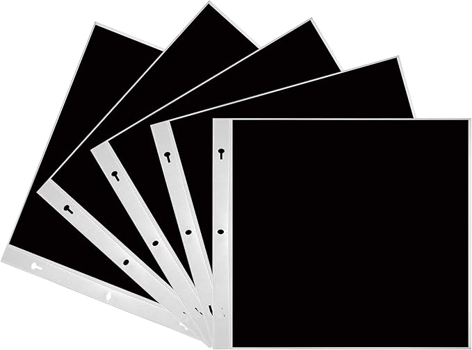 Pioneer Black Refill Pages for 8 Inch by 8 Inch Memory Books