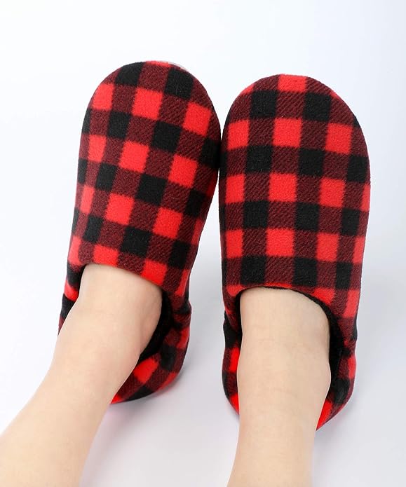 Panda Bros Slipper Socks for Women Grippers, Fuzzy Cozy Fleece Slipper Socks, Soft, Warm House Slippers