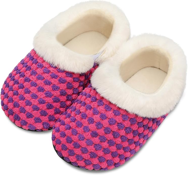 Centipede Demon Toddler Slippers for Boys Girls Slip on Kids Baby Toddlers House Shoes Lightweight Barefoot Furry Sock Shoes Indoor Outdoor Warm Walking Shoes
