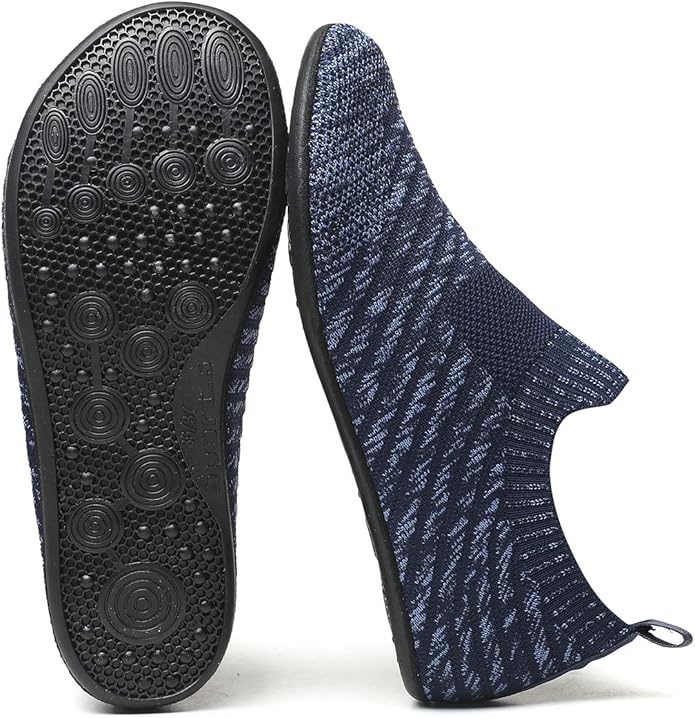 SLEVEL Lightweight Non Slip Travel Indoor Grip House Slipper Socks Unisex Adult Around The House Floor Home Shoes for Women Men