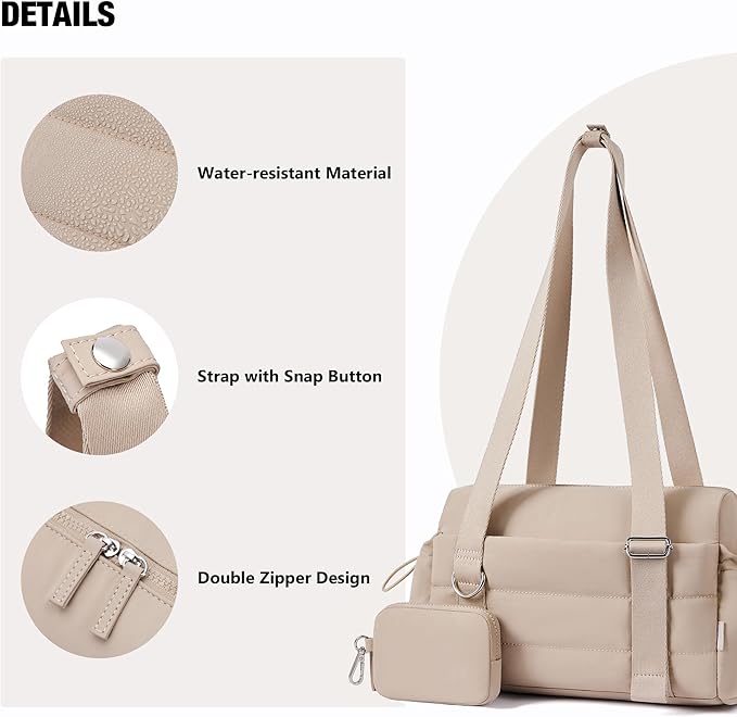 ROULENS Small Gym Bag for Women 2 Set Mini Gym Duffle Bag with Wet Compartment and Coin Wallet, Gym Tote Bag for Workout/Sport/Travel