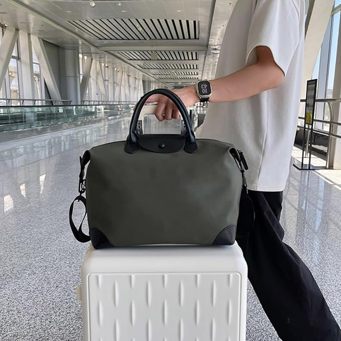 Large Capacity Travel Gym Bag Practical Oxford Fabric with Multiple Compartments Waterproof Lining for Fitness Enthusias