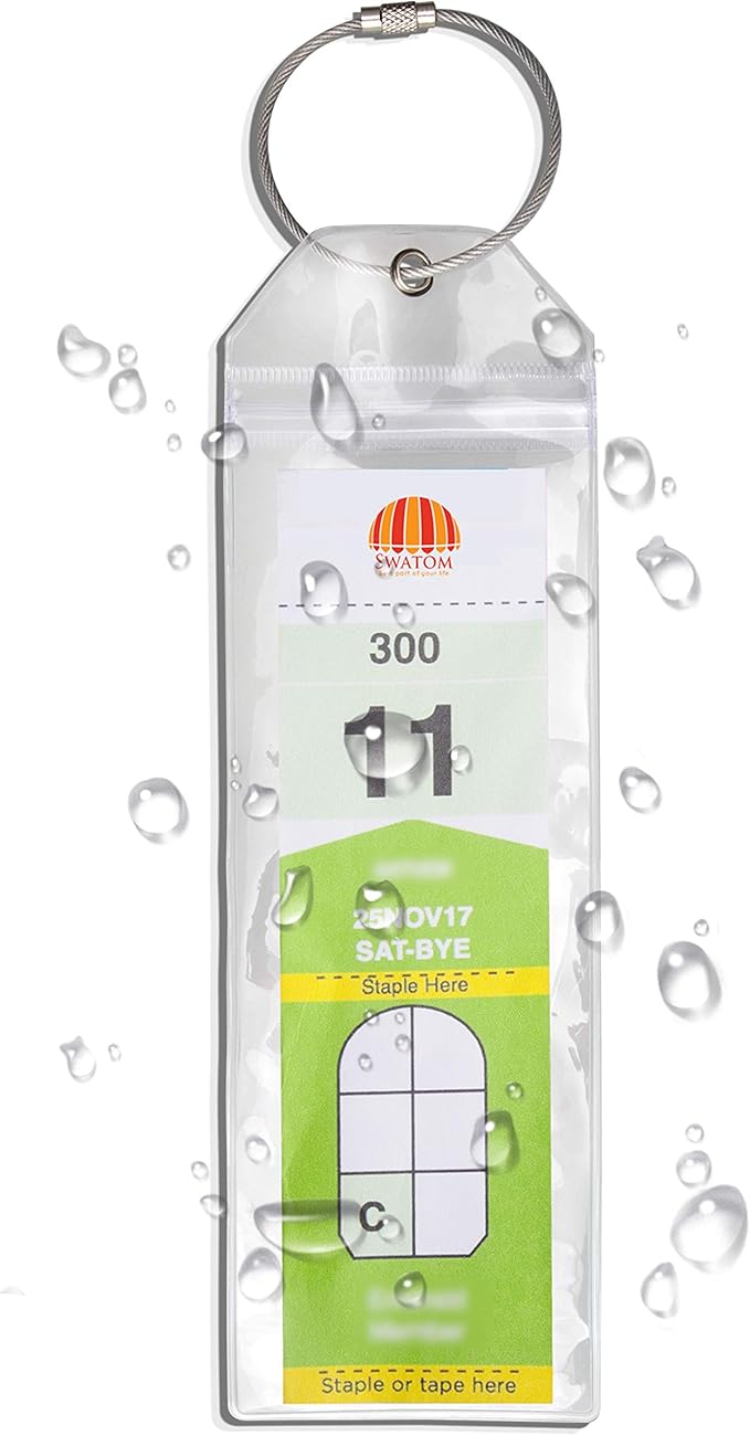 SWATOM Cruise Lanyards 9PCS Retractable Cruise Lanyard for Cruise Ship Cards, Royal Caribbean & Celebrity 2025 & 2026 Waterproof Luggage Tag Holders Set for with Detachable Badge Holder for ID Cards