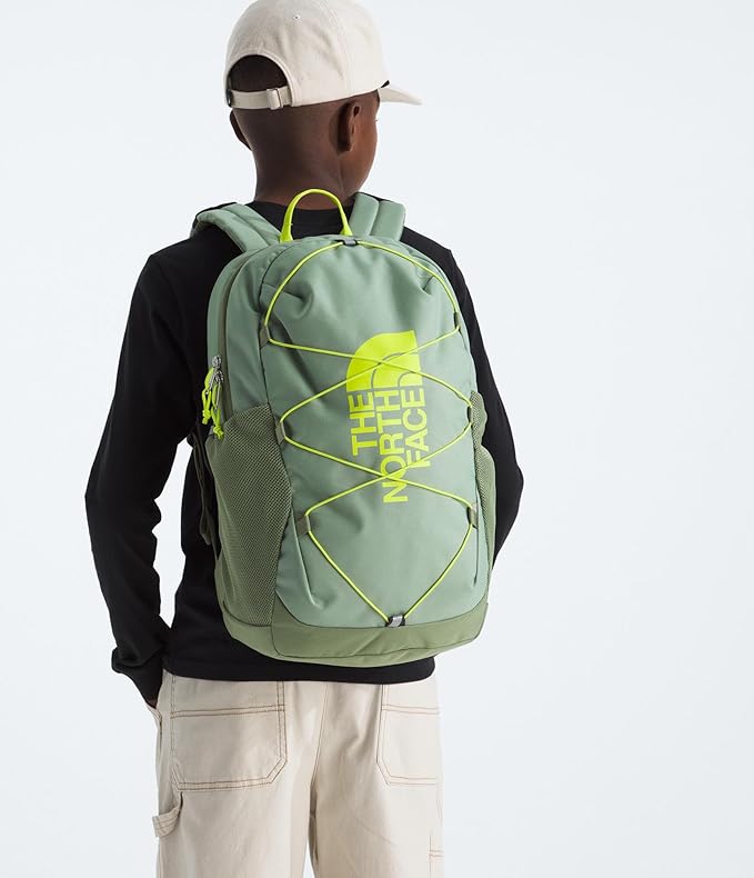 The North Face Kids' Court Jester Backpack - Water-Repellent Travel Bag, Spacious Main Compartment, for Tweens/Young Teens, Slate Moss/Bark Mist, One Size