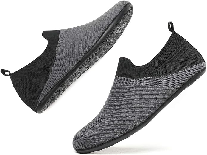 ditont Non-Slip Indoor House Slippers Lightweight Comfortable Grip House Home Shoes for Men Women