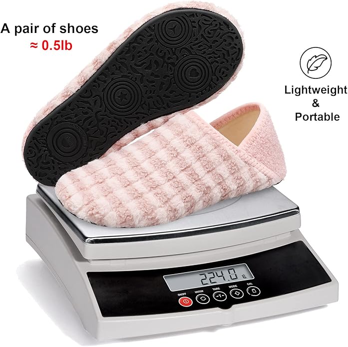 BARERUN Slippers Bulk for Women Men with Rubber Sole Soft-Lightweight House Slipper Socks Wide Barefoot Slippers Around House Shoes Non Slip Indoor/Outdoor