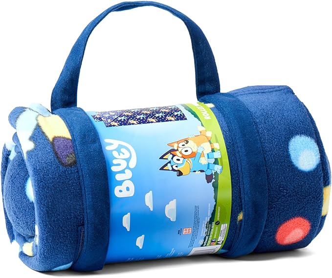 ROLLEE POLLEE Nap Sac Roll Up Napping Blanket with Attached Pillow for Preschool/Daycare, Super Soft with Elastic Straps, Fits Most Mats and Cots