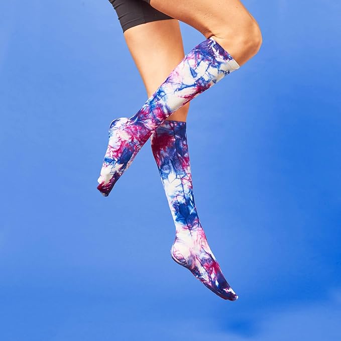 Nurse Mates Women's Calf Socks | 12-14 mmHg Compression | Superior Support & Comfort | 1 Pair