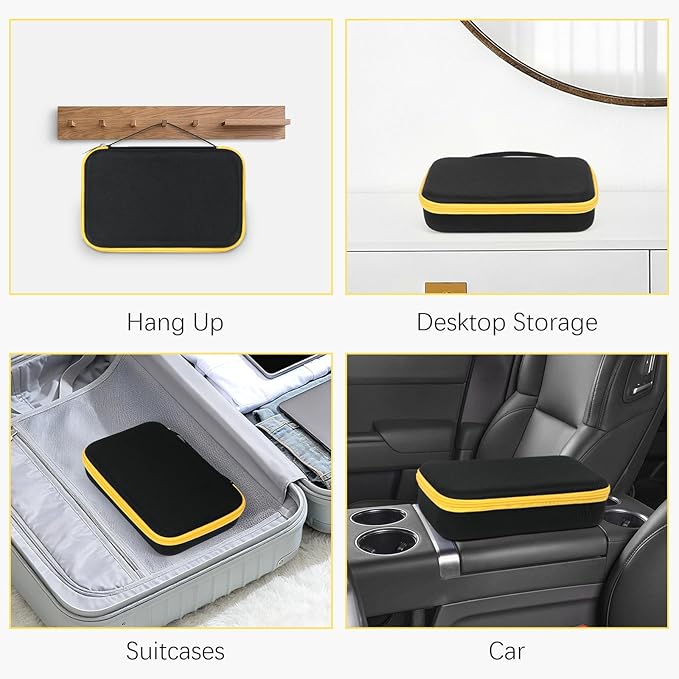 Multi Sunglasses Organizer Case, Travel Eyeglasses Case for Multiple Glasses, Hard-Shell, Eyewear Box for Men Women