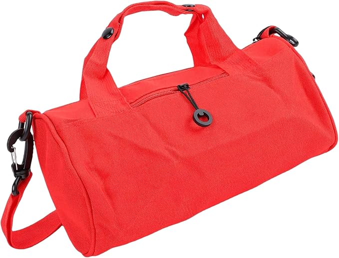 Greensen Compact Travel Bag, Oxford Fabric Gym Bag with Organized Storage, Lightweight and Versatile for Weekend Getaways and Daily Use (Red)