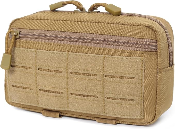 Tactical MOLLE EDC Tool Pouch – First Aid Kit Bag & Phone Holder, Compact EMT Utility Waist Pack for Outdoor Sports, Hunting, Survival, and Emergency Gear Accessories