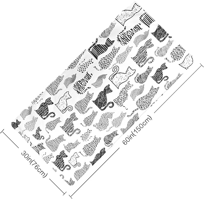 LIVILAN Cat Kitten Beach Towel, Soft Microfiber, 30”x60”, Quick Dry, Sand Proof, Perfect for Women, Anime Picnic, Bath, Pool, Yoga, Cute Hello Kitty Design, Ideal Gifts for Cat Lovers