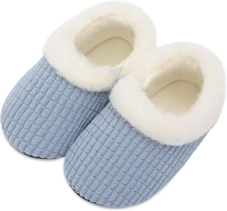 Centipede Demon Toddler Slippers for Boys Girls Slip on Kids Baby Toddlers House Shoes Lightweight Barefoot Furry Sock Shoes Indoor Outdoor Warm Walking Shoes