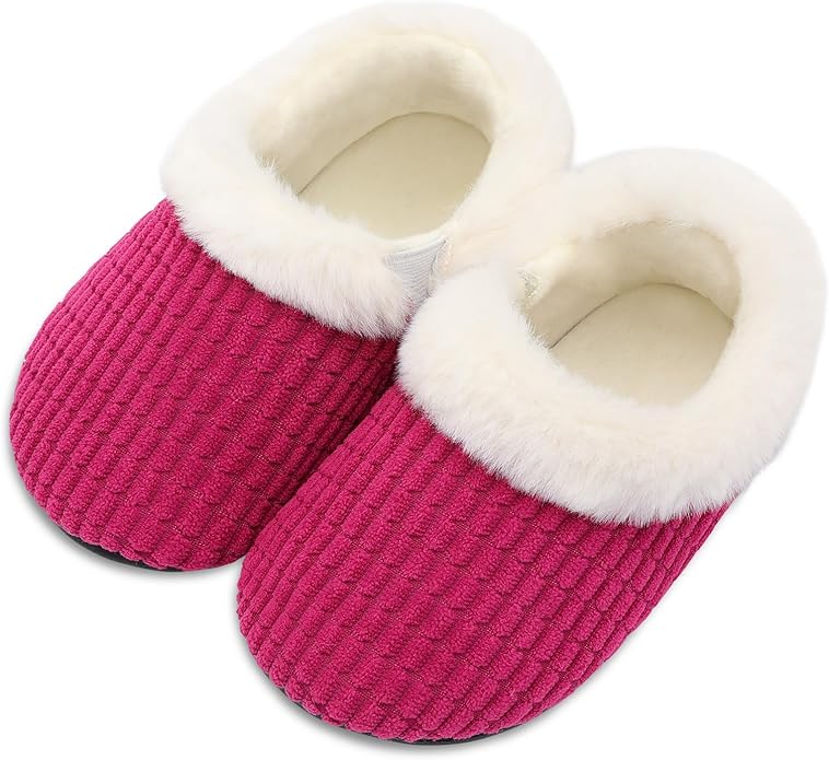 Centipede Demon Toddler Slippers for Boys Girls Slip on Kids Baby Toddlers House Shoes Lightweight Barefoot Furry Sock Shoes Indoor Outdoor Warm Walking Shoes