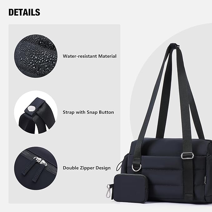 ROULENS Small Gym Bag for Women 2 Set Mini Gym Duffle Bag with Wet Compartment and Coin Wallet, Gym Tote Bag for Workout/Sport/Travel