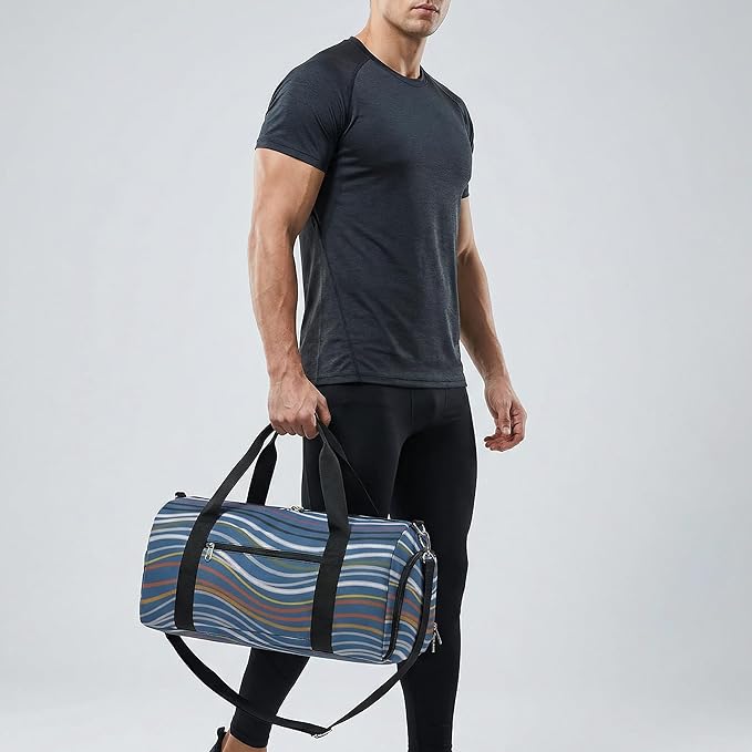 Gym Bag for Men & Women Duffle Bag with Shoe Compartment for Travel Overnight Weekender Fitness Sports