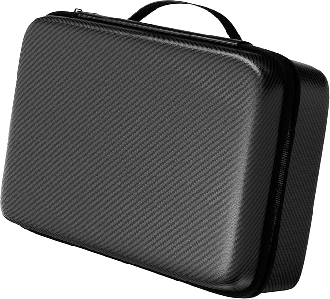 Travel Sunglasses Organizer, Hard Shell Sunglass Case Adjustable Slots for Multiple Sunglass Eyeglass Case